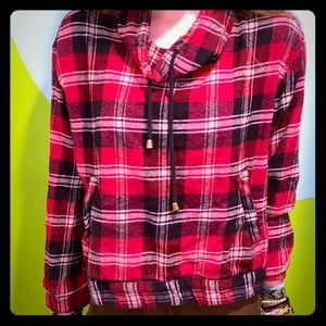 Cute Flannel Sweatshirt